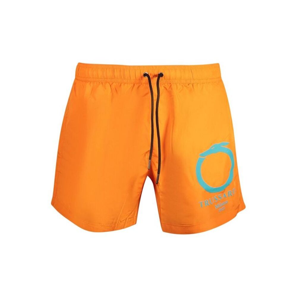 Trussardi Arancione Poliestere Uomo Swim Men's Shorts